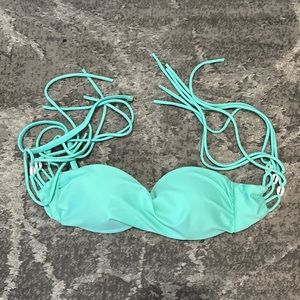 Blue Bikini Top